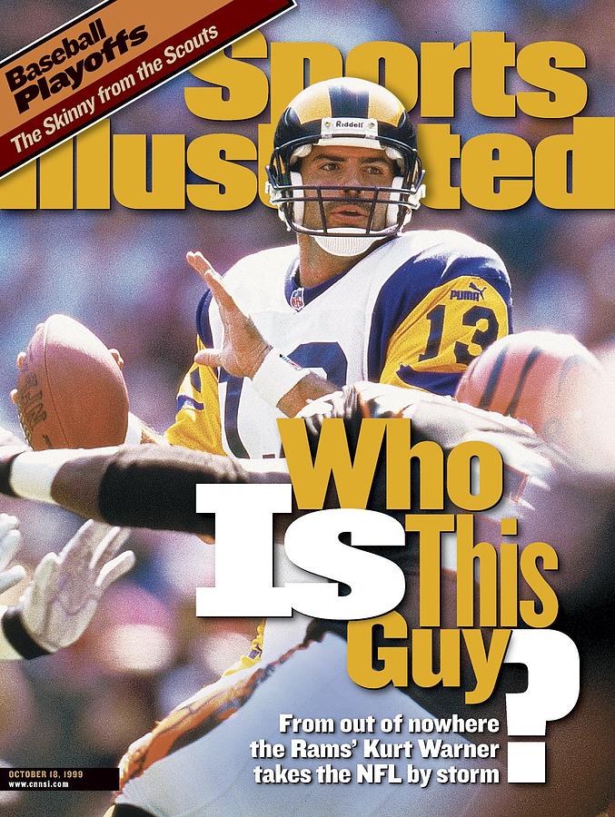 St. Louis Rams Qb Kurt Warner... Sports Illustrated Cover Photograph by Sports Illustrated
