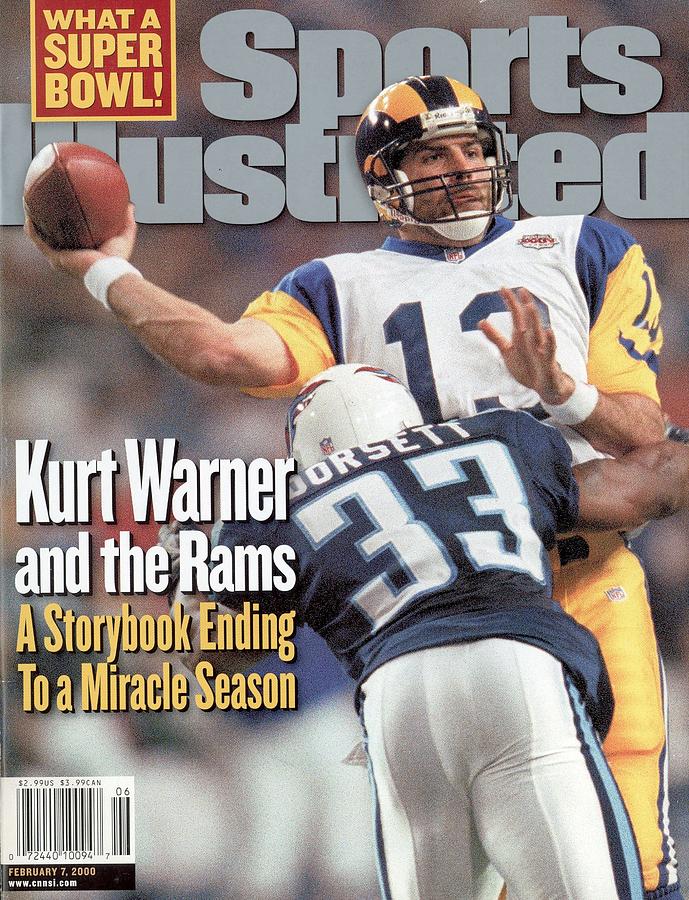 St. Louis Rams Qb Kurt Warner, Super Bowl Xxxiv Sports Illustrated Cover Photograph by Sports Illustrated