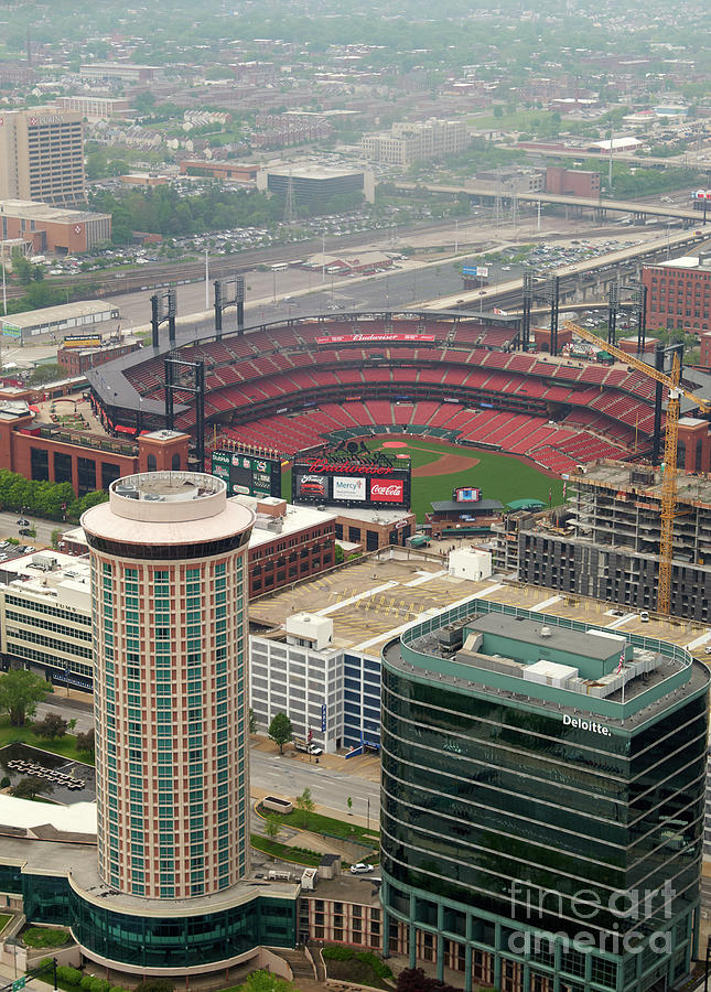 St Louis Skyline and Stadium Photograph by Kathy Burns - Fine Art America