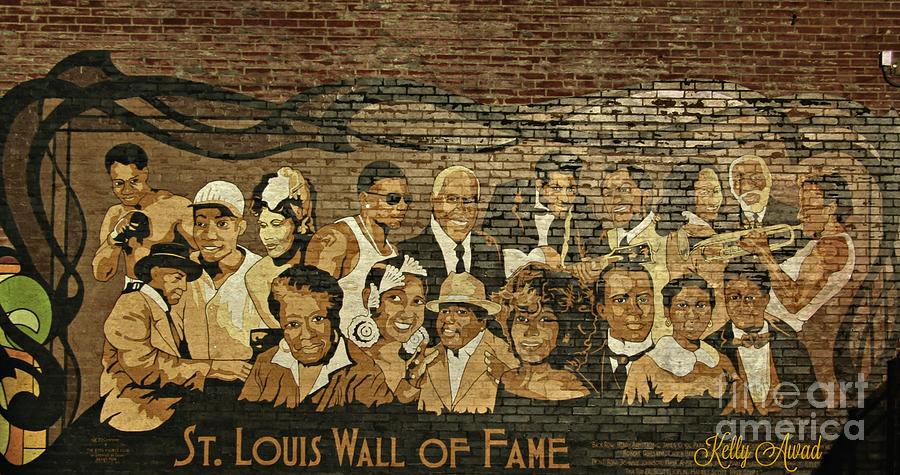 St Louis Wall of Fame Photograph by Kelly Awad
