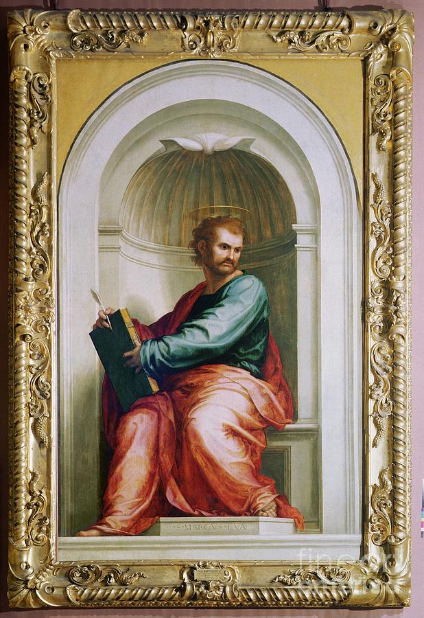 Book Painting - St. Mark, 1516 by Fra Bartolomeo