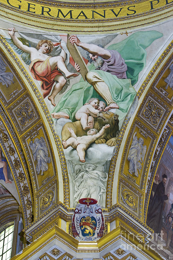 Italy Painting - St Mark The Evangelist, 1622-28 by Domenichino