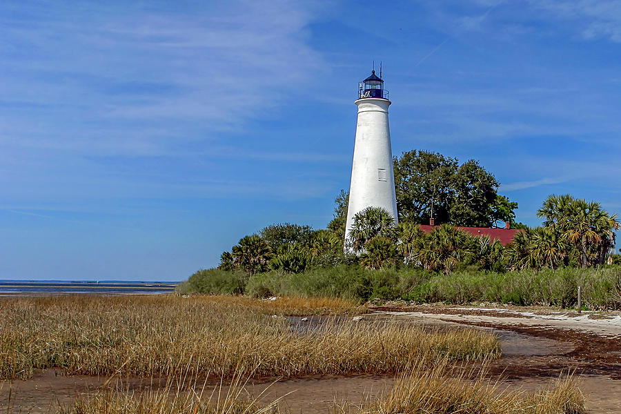 St. Marks Lighthouse Photograph by Ronnie And Frances Howard