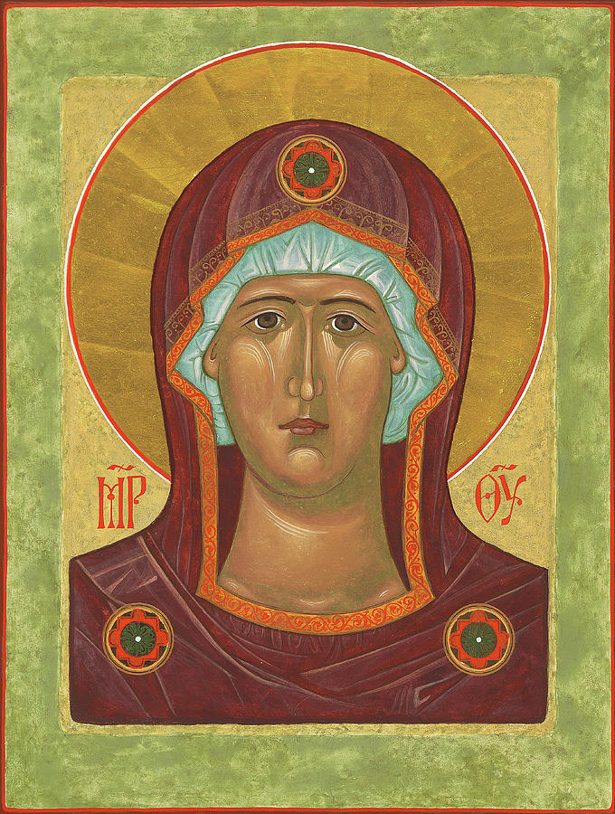 Theotokos Painting by Kathleen Payne