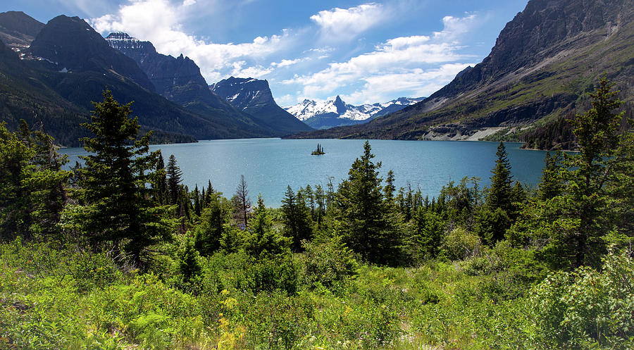 St. Mary Lake Photograph by Art Cole