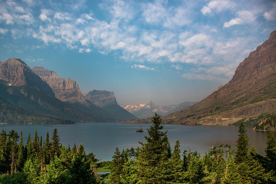 St Mary Lake From Wild Goose Island Photograph by Roddy Scheer - Fine ...