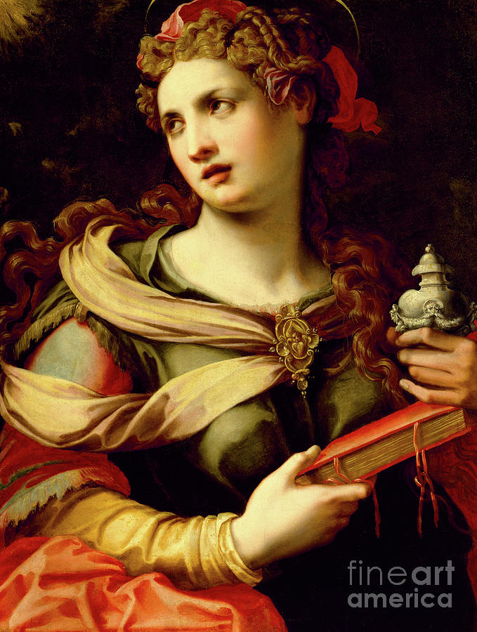 St Mary Magdalene, 1560s Painting by Michele di Ridolfo Tosini
