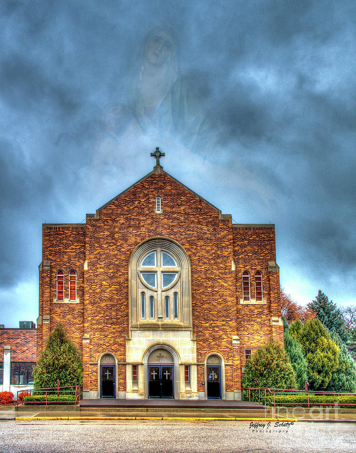 St. Marys Church - 1 Photograph by Jeffrey Schulz