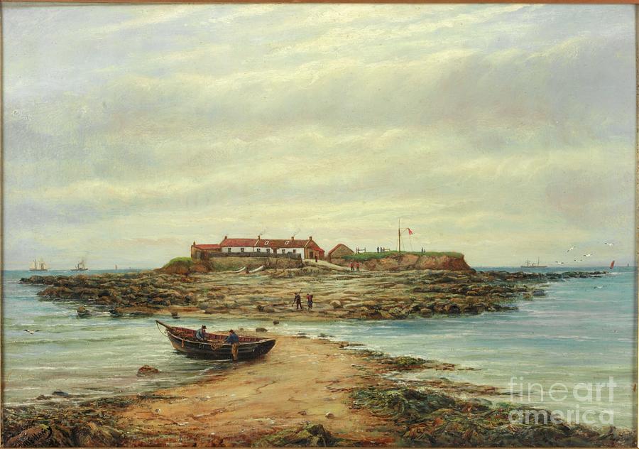 Boat Painting - St. Marys Island, C.1885-95 by Bernard Benedict Hemy