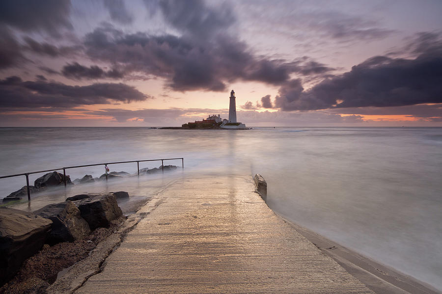 St Marys Lighthouse Photograph by Anita Nicholson