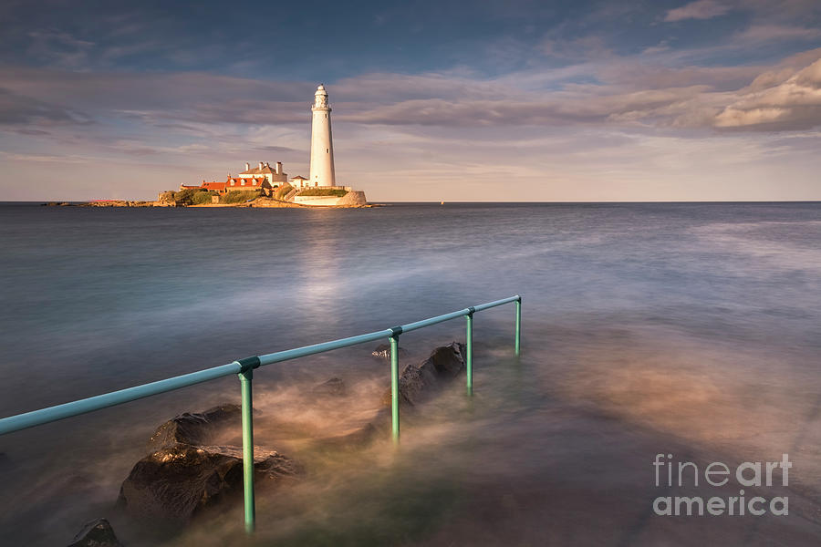 St Marys Lighthouse No2 Whitley Bay, Northumberland Photograph by Philip Preston