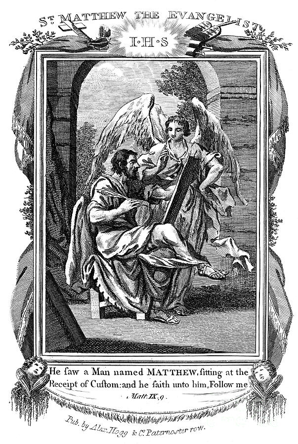 St Matthew The Evangelist, C1808 Drawing by Print Collector