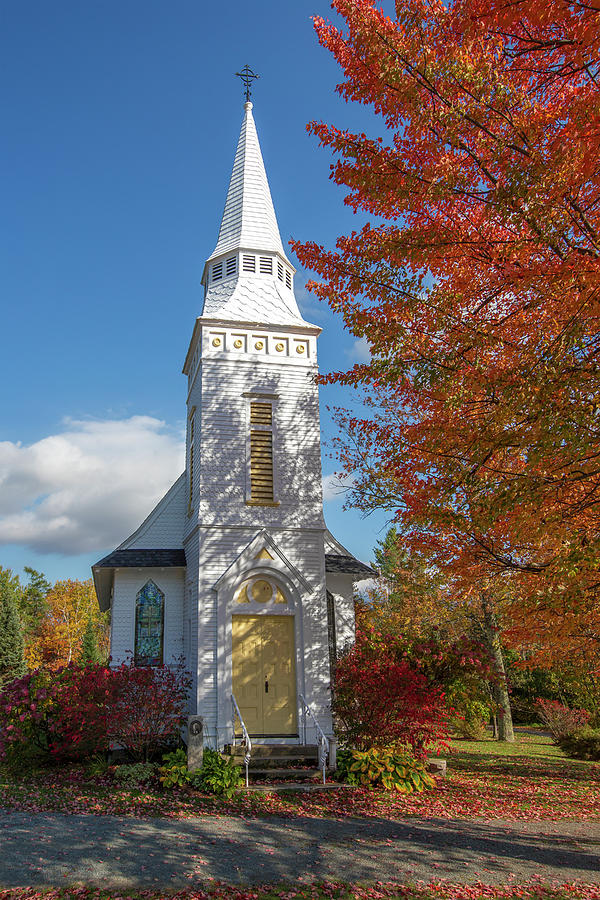 St Matthews Chapel Autumn Photograph by Chris Whiton - Fine Art America