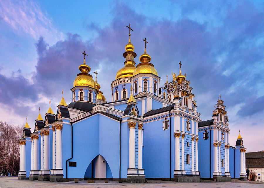 St. Michael&#39;s Golden-Domed Monastery Photograph by Fabrizio Troiani