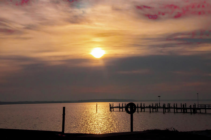 St Michaels Maryland - Chesapeake Bay Sunrise Photograph by Bill Cannon