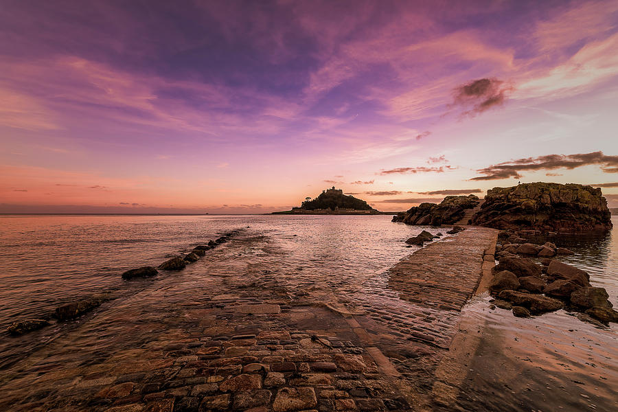 St Michael's mount - January by Eddy Kinol St Michael's mount - January by Eddy Kinol