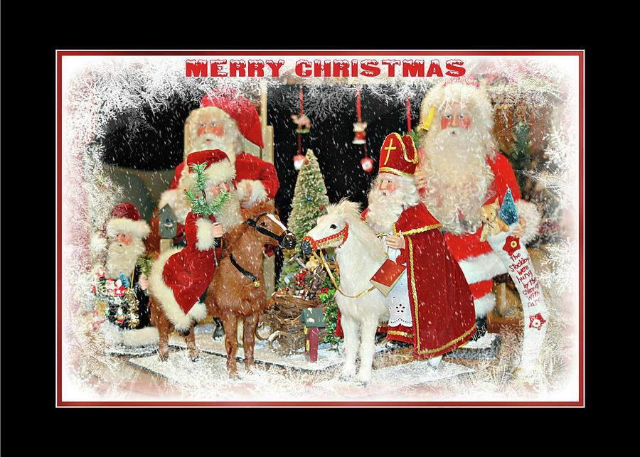 St. Nicholas Christmas Greeting Card Photograph by Marilyn DeBlock
