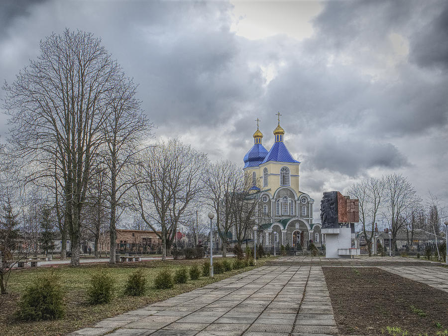 Tree Photograph - St. Nicholas Church by Andrii Maykovskyi
