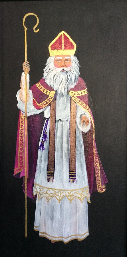 St. Nicholas  Painting by Ellen Canfield