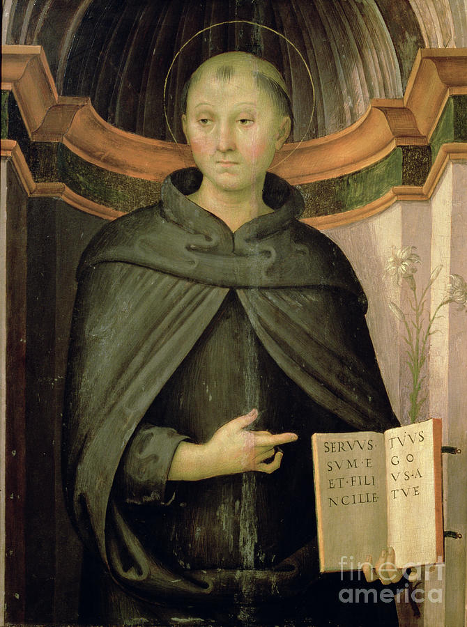 St. Nicholas Of Tolentino Painting by Pietro Perugino - Pixels