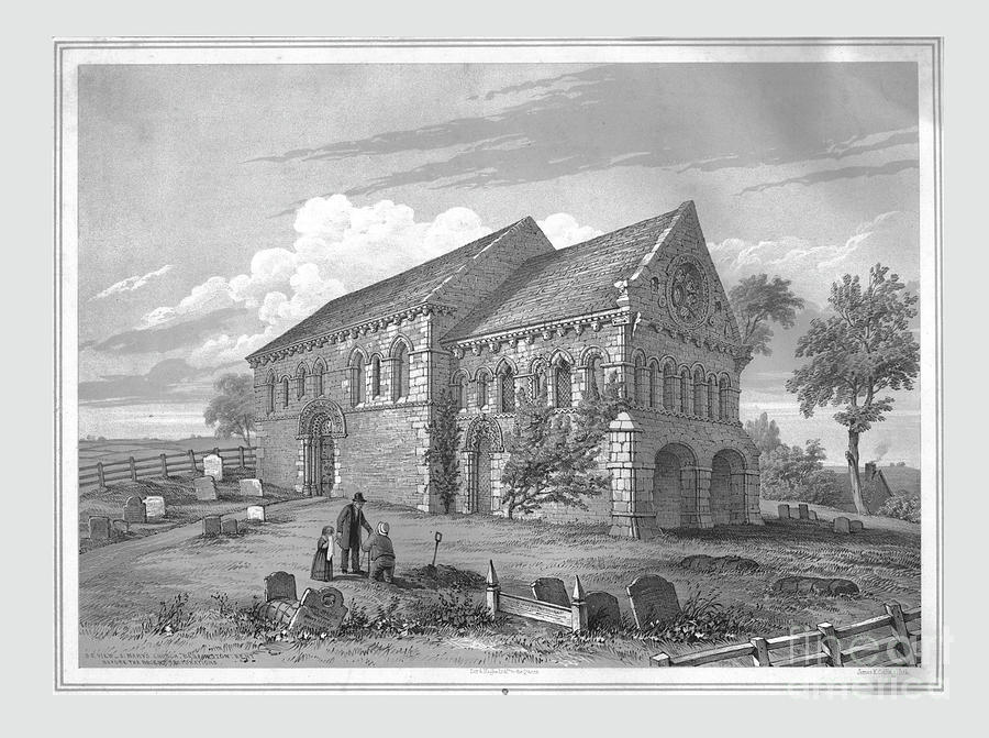 St Nicholass Church Drawing by Print Collector