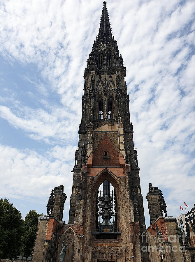 St. Nikolai Church, Hamburg Photograph by Yvonne Johnstone