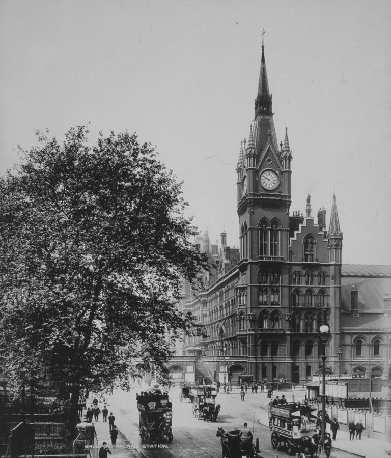 St Pancras Photograph by London Stereoscopic Company