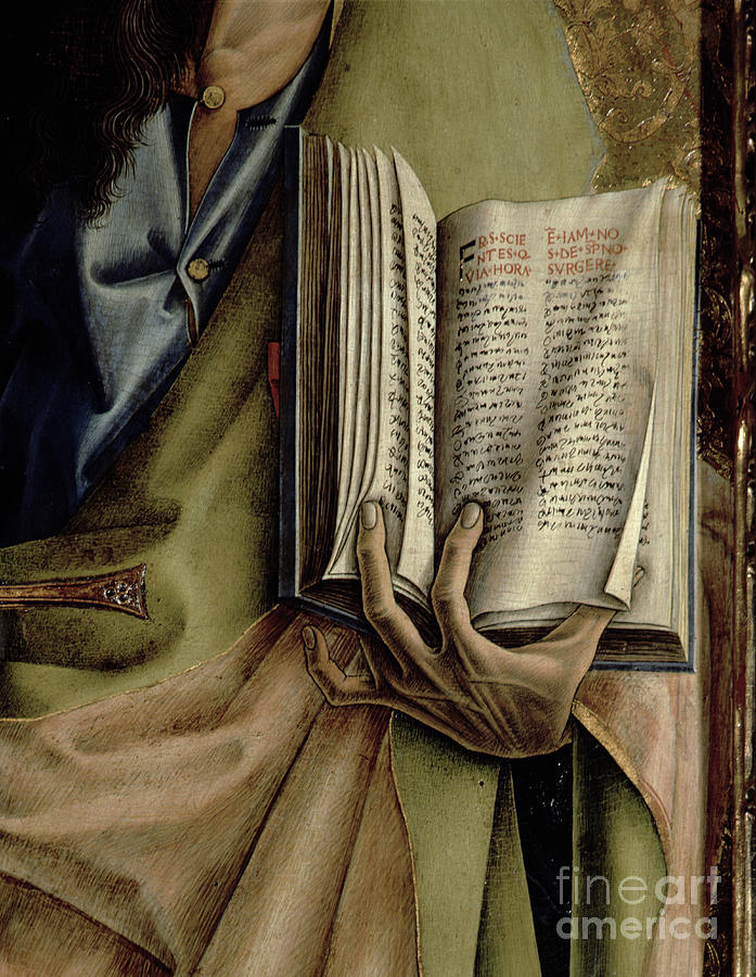 St Paul Detail Of The Book Of Epistles From The Santemidio