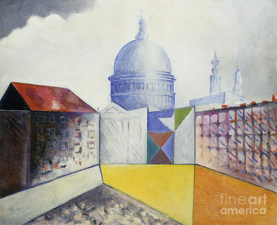 St. Pauls Cathedral Painting by Humphrey Jennings