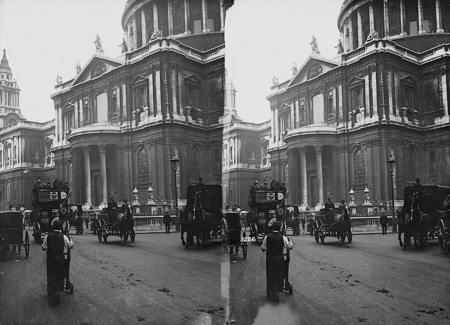 St Pauls Cathedral Photograph by London Stereoscopic Company