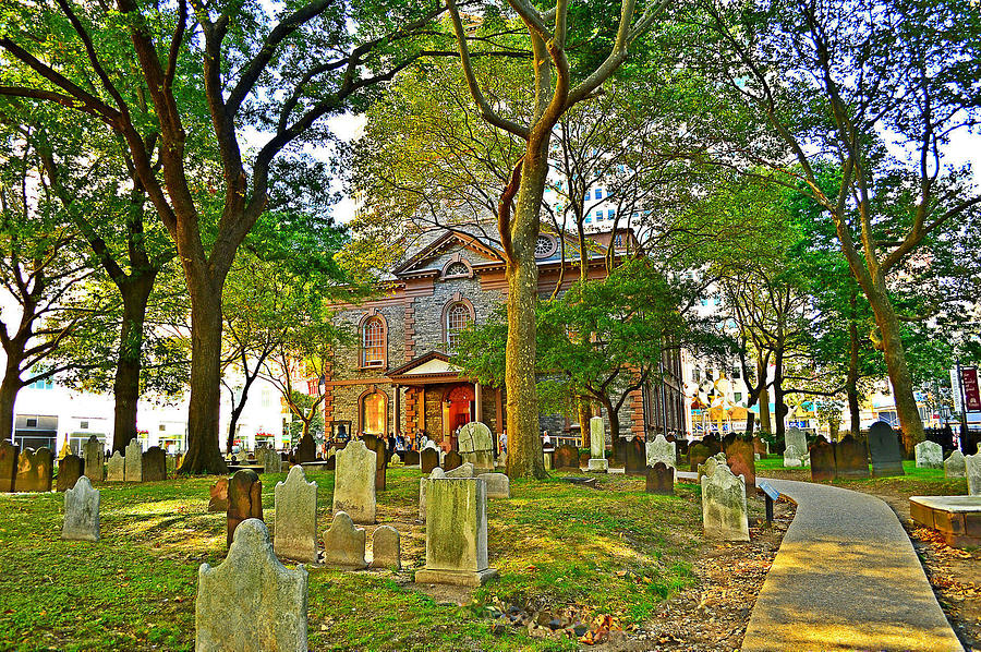 St Pauls Chapel and GraveyardNew York City #2 Photograph by Stacie Siemsen