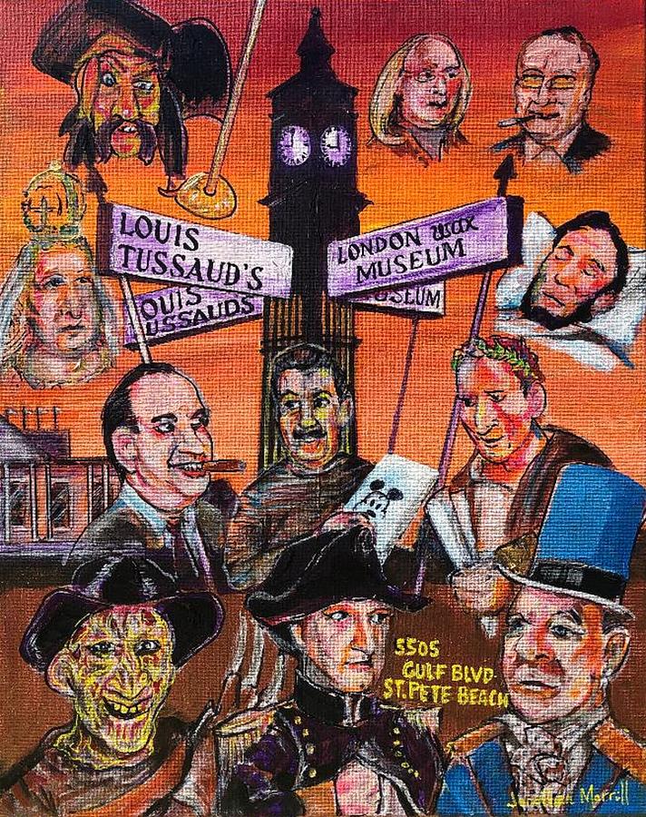 St. Pete - London Wax Museum Painting by Jonathan Morrill