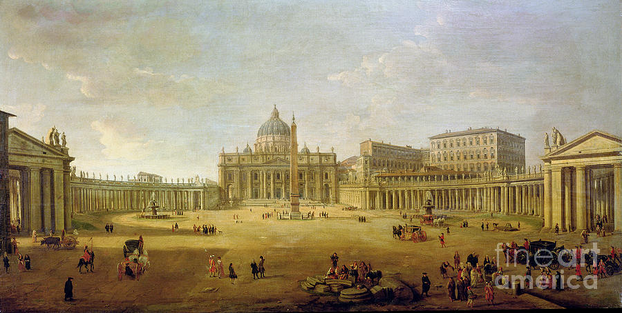 St. Peter's Basilica Painting By Gaspar Van Wittel - Fine Art America