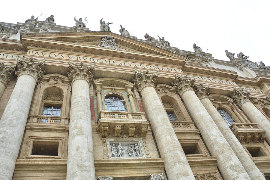 St. Peters Cathedral Facade  Photograph by JAMART Photography
