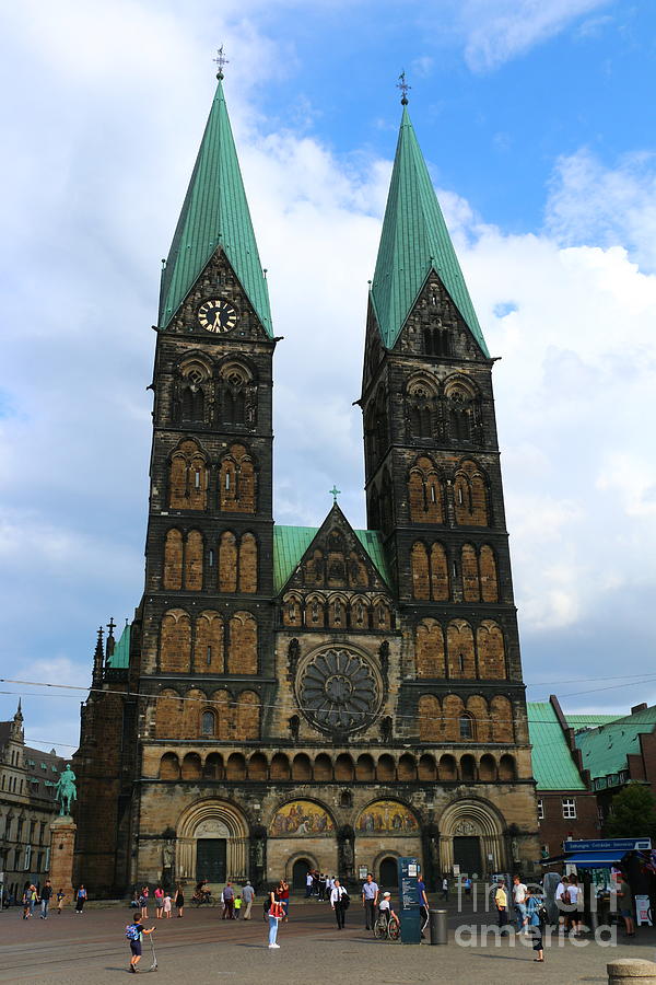 Architecture Photograph - St. Petri Cathedral Bremen  by Christiane Schulze Art And Photography
