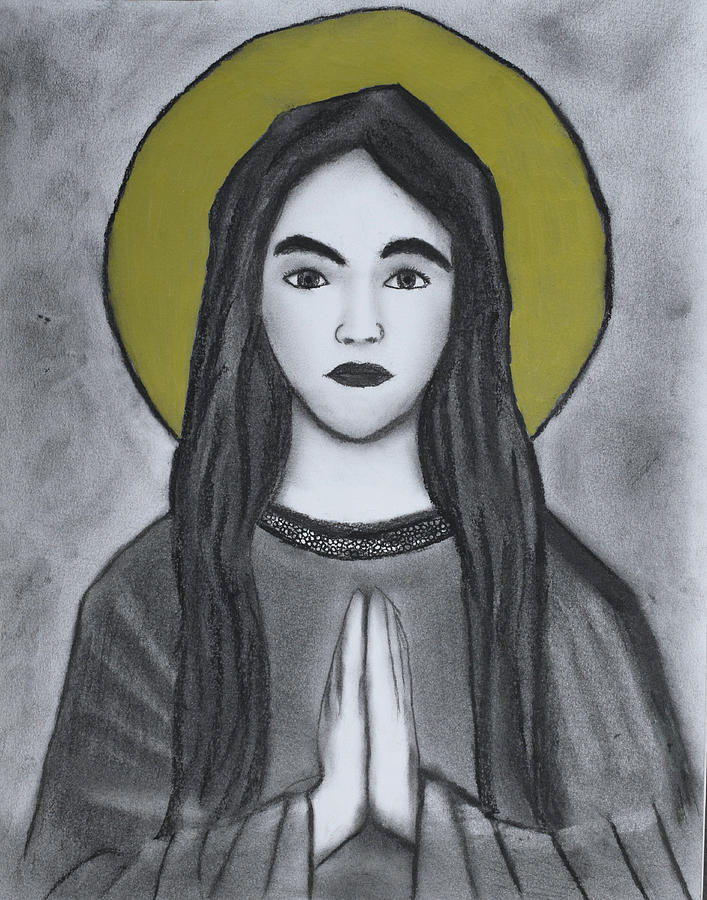 St. Philomena Drawing by Nadija Armusik