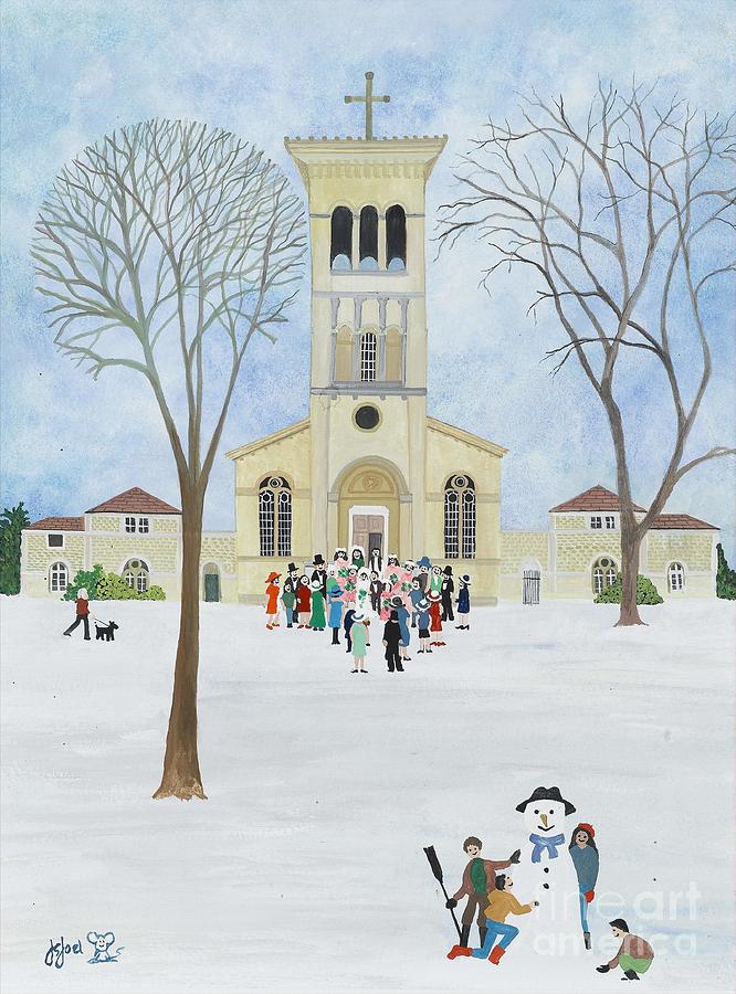 St Raphaels Church, Kingston Painting by Judy Joel