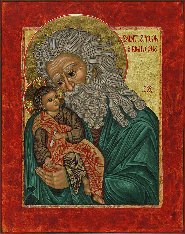 St. Simeon the Righteous Painting by Kathleen Payne