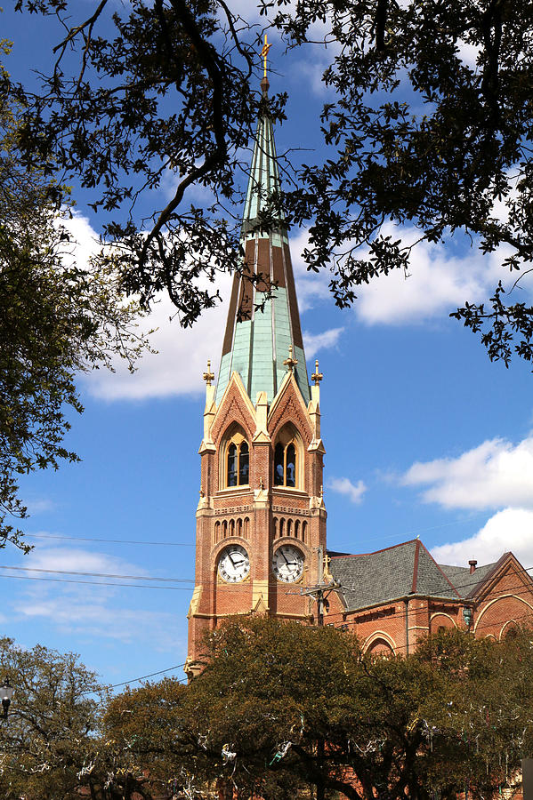 New Orleans Photograph - St. Stephens Catholic Church - NOLA by Art Block Collections