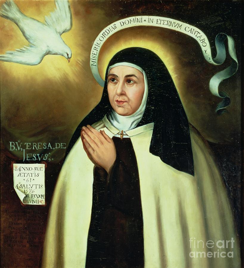 St. Teresa Of Avila Painting by Juan De La Miseria - Pixels