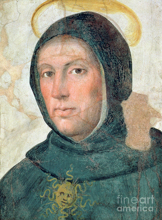 Fra Bartolomeo Painting - St Thomas Aquinas by Fra Bartolomeo