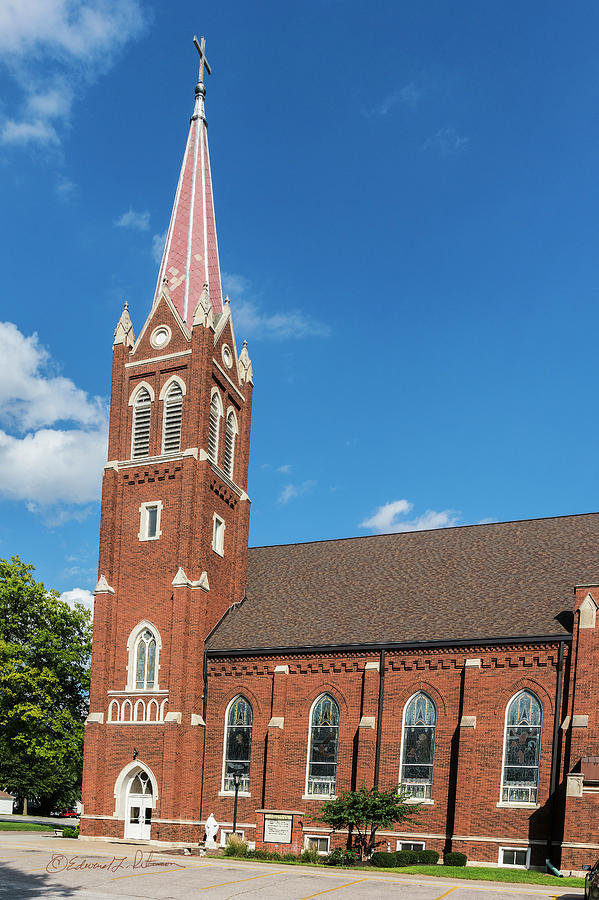 St. Wenceslaus Catholic Church Photograph by Ed Peterson