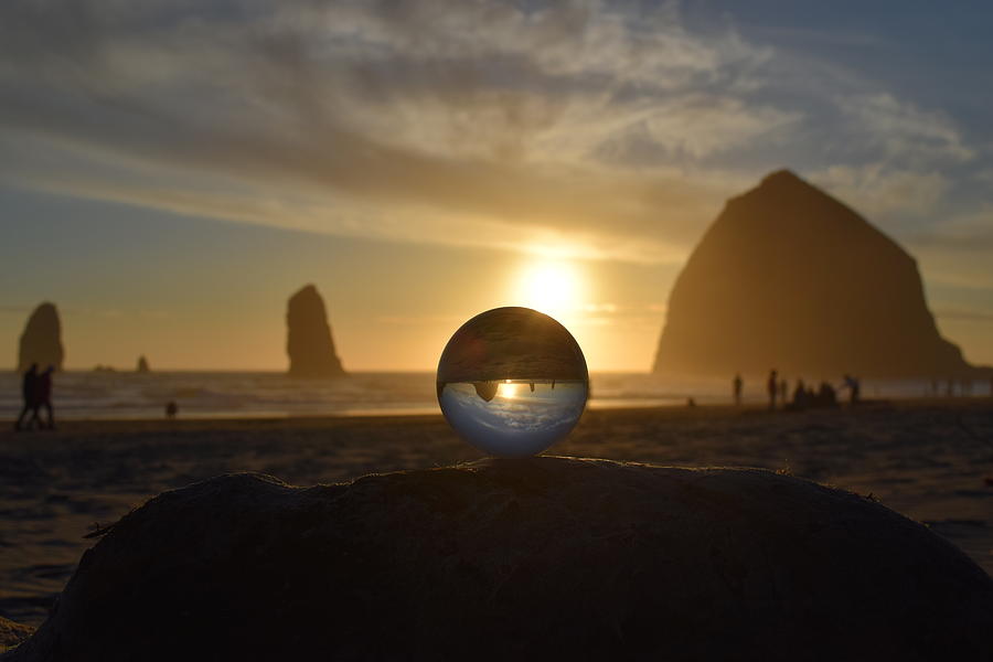 Cannon Beach Photograph - Stability by Lkb Art And Photography Cannon Beach Photograph - Stability by Lkb Art And Photography
