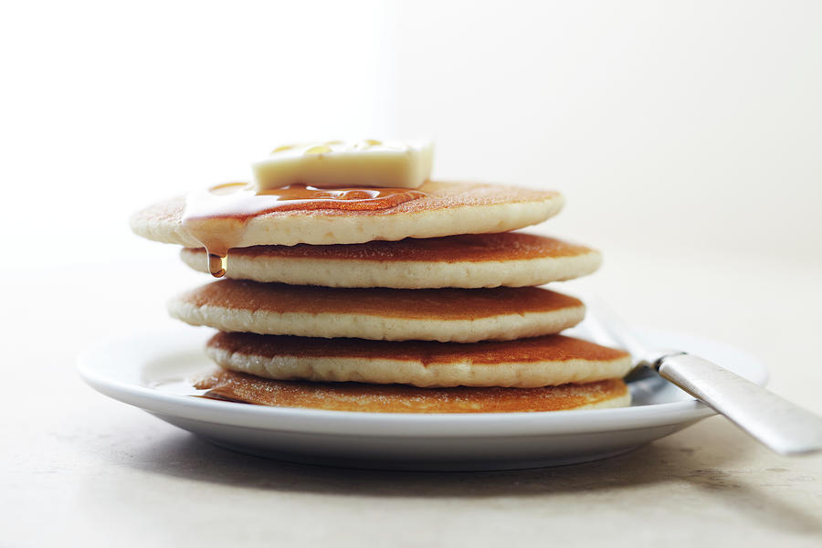 Stack Of Pancakes Photograph by James And James