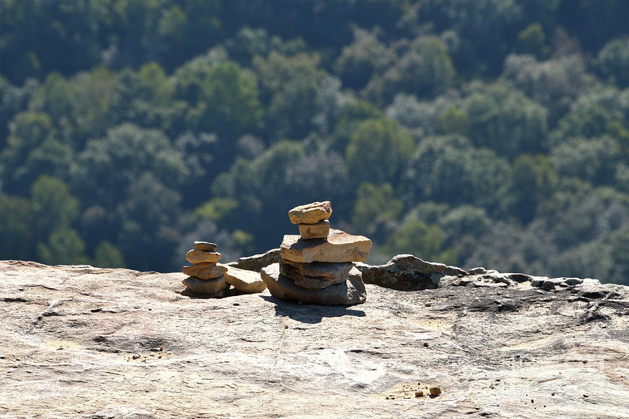 Stacked Stones On Edge Photograph by Phil Perkins