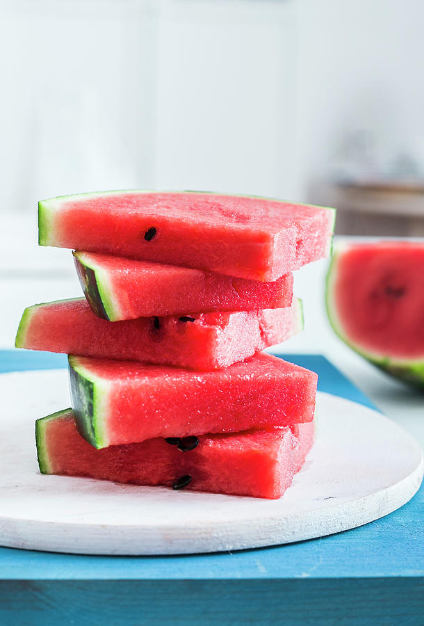 Stacked Watermelon Slices Photograph by Maricruz Avalos Flores - Fine ...