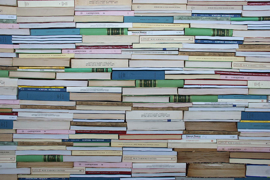 Stacks Of Books Photograph by Etienne Girardet