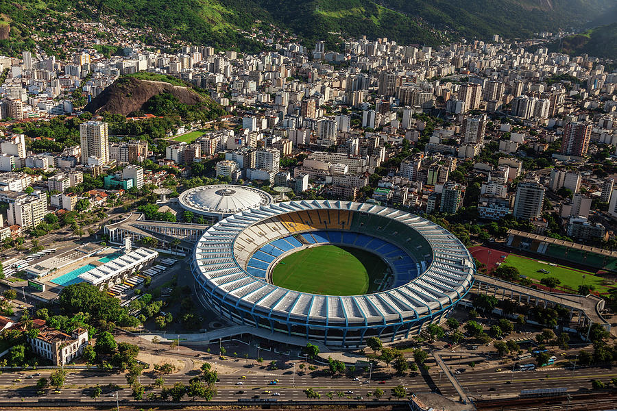 Stadium, Rio De Janeiro, Brazil Digital Art by Antonino Bartuccio ...