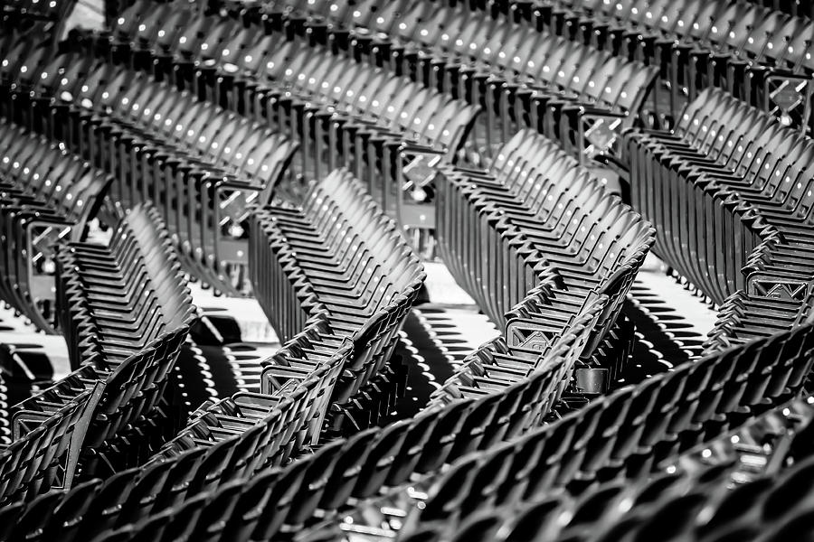 Stadium seats Photograph by Lauri Novak