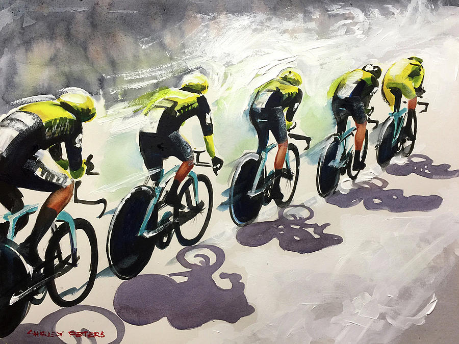 Stage 2 2019 Extreme Efforts Painting by Shirley Peters